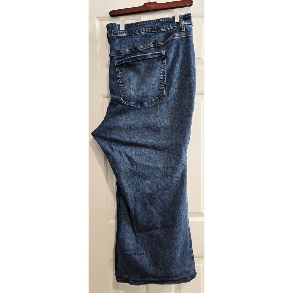 Lane Bryant High Rise Curvy Boot Jeans Size 34 36 Denim Classic Dark Wash EUC